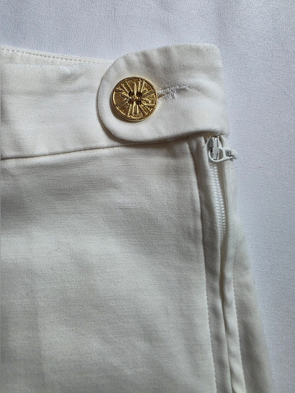 Lilly Pulitzer White Callahan Shorts Size 16 Cotton Stretch Side Zip - Picture 2 of 7
